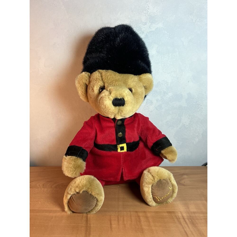 Harrods Knightsbridge London Guard Bear Plush 12”